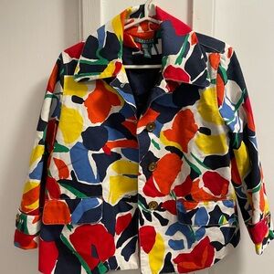 Ralph Lauren Multicolor Floral Jacket